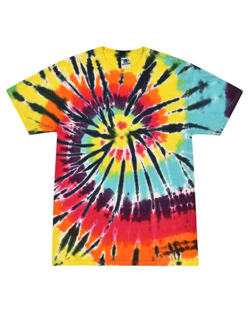 Colortone Unisex Multi-Color Tie-Dyed T-Shirt 1000