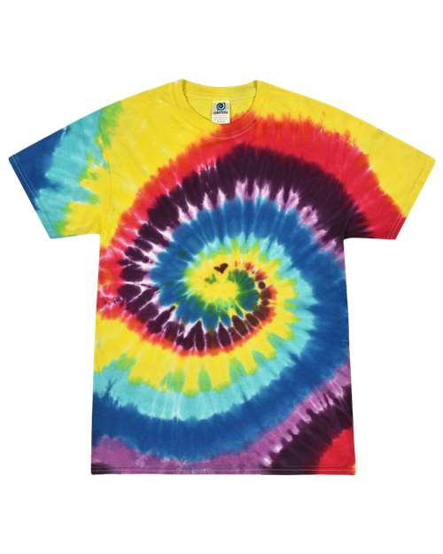 Colortone Unisex Multi-Color Tie-Dyed T-Shirt 1000