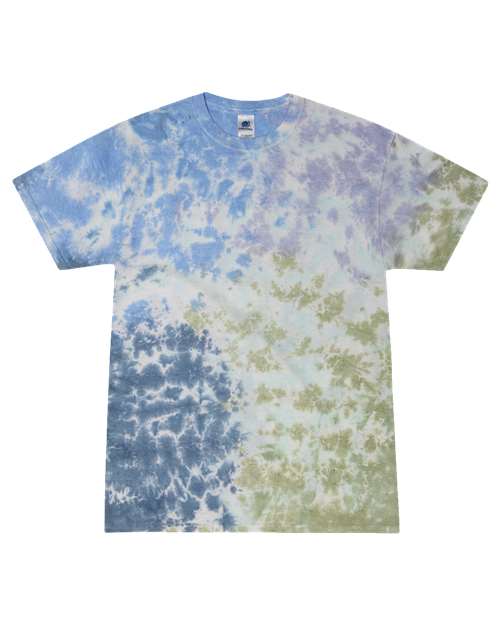 Colortone Unisex Multi-Color Tie-Dyed T-Shirt 1000