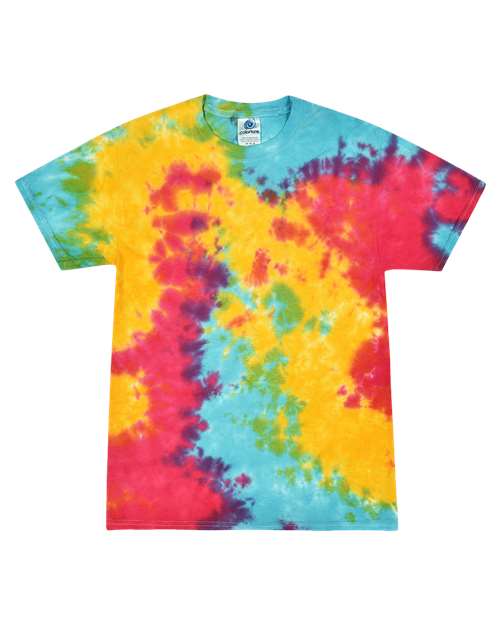 Colortone Unisex Multi-Color Tie-Dyed T-Shirt 1000