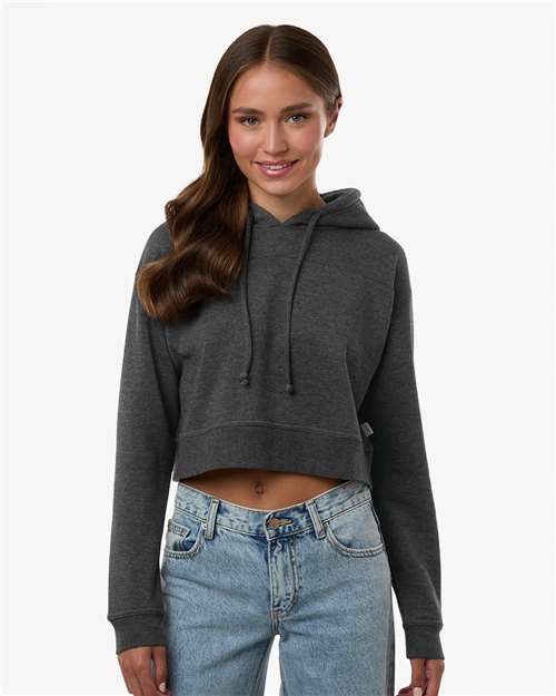 Boxercraft Women's Cropped Fleece Hooded Sweatshirt BW5404