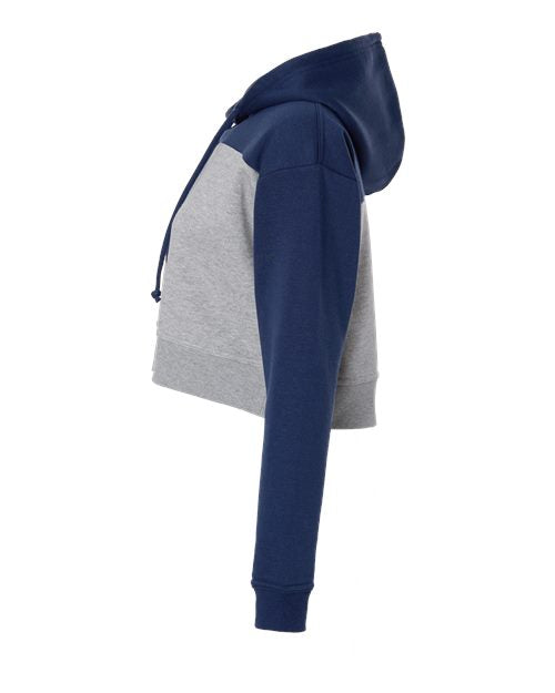Boxercraft Women's Cropped Fleece Hooded Sweatshirt BW5404