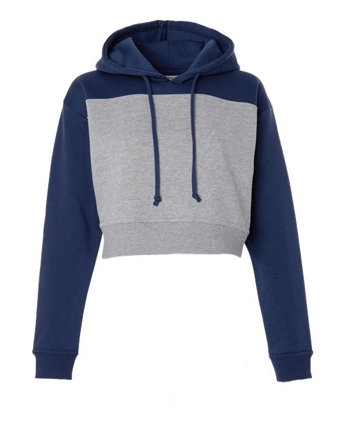 Boxercraft Women's Cropped Fleece Hooded Sweatshirt BW5404