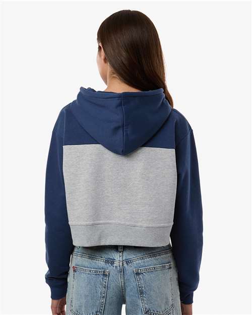 Boxercraft Women's Cropped Fleece Hooded Sweatshirt BW5404
