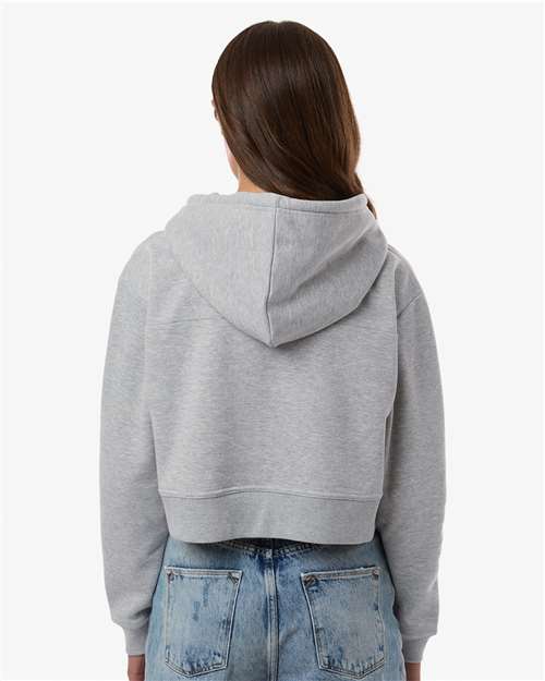 Boxercraft Women's Cropped Fleece Hooded Sweatshirt BW5404
