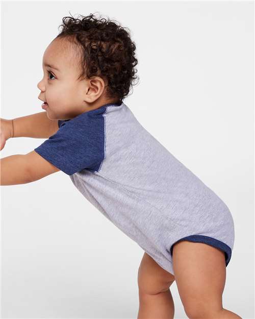 Rabbit Skins Infant Baseball Fine Jersey Bodysuit 4430