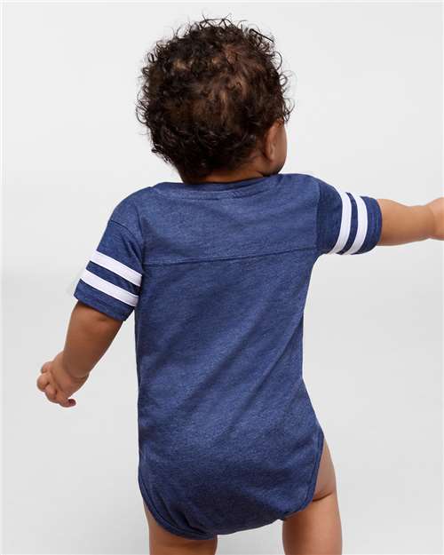 Rabbit Skins Infant Football Fine Jersey Bodysuit 4437