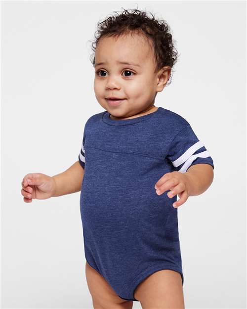 Rabbit Skins Infant Football Fine Jersey Bodysuit 4437
