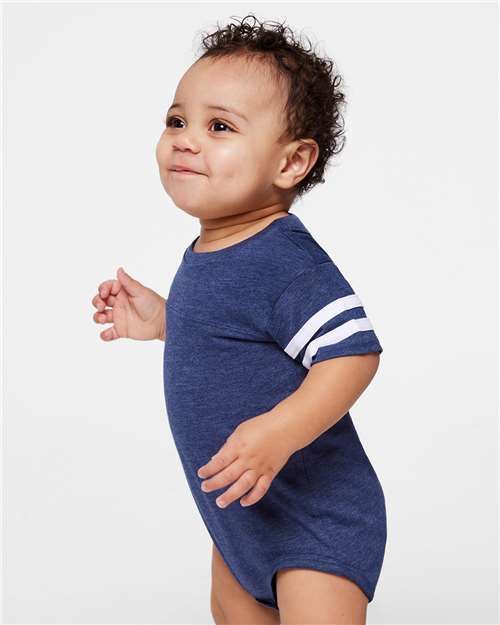 Rabbit Skins Infant Football Fine Jersey Bodysuit 4437