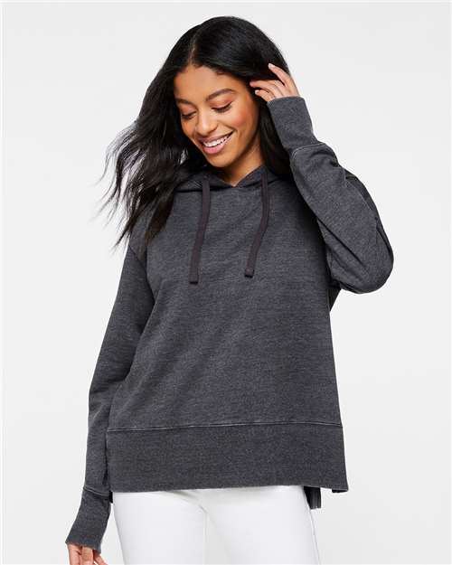 LAT Women's Vintage Wash Hoodie Sweatshirt 3536