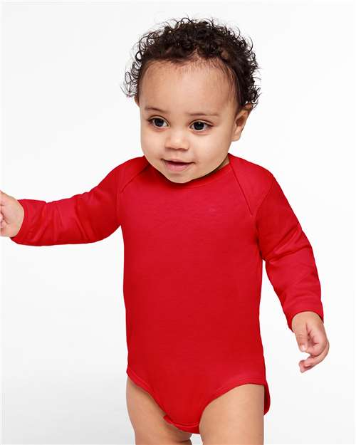 Rabbit Skins Infant Fine Jersey Long Sleeve Bodysuit 4421