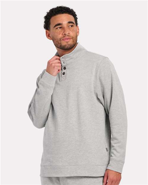 Boxercraft Men's French Terry Button Pullover BM5209