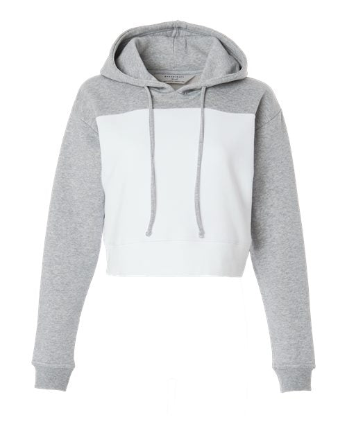 Boxercraft Women's Cropped Fleece Hooded Sweatshirt BW5404