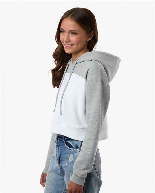 Boxercraft Women's Cropped Fleece Hooded Sweatshirt BW5404