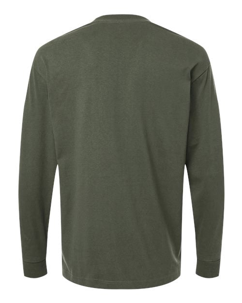 American Apparel Unisex Super Heavyweight Long Sleeve Pocket Tee 9410