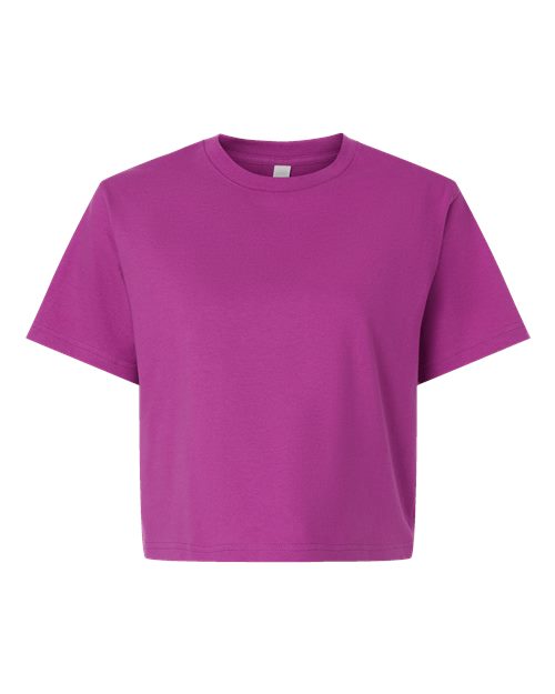 American Apparel Women's Fine Jersey Mid-Length Boxy Tee 102