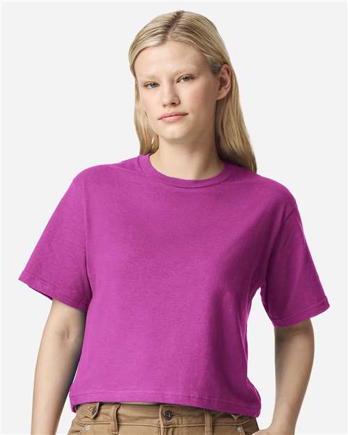 American Apparel Women's Fine Jersey Mid-Length Boxy Tee 102