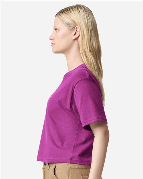 American Apparel Women's Fine Jersey Mid-Length Boxy Tee 102
