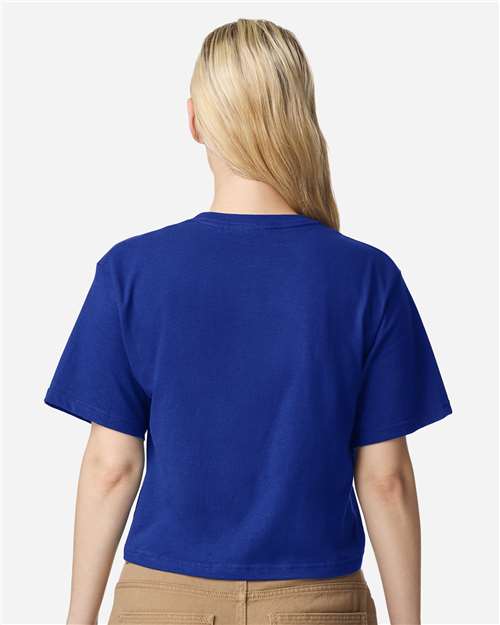 American Apparel Women's Fine Jersey Mid-Length Boxy Tee 102
