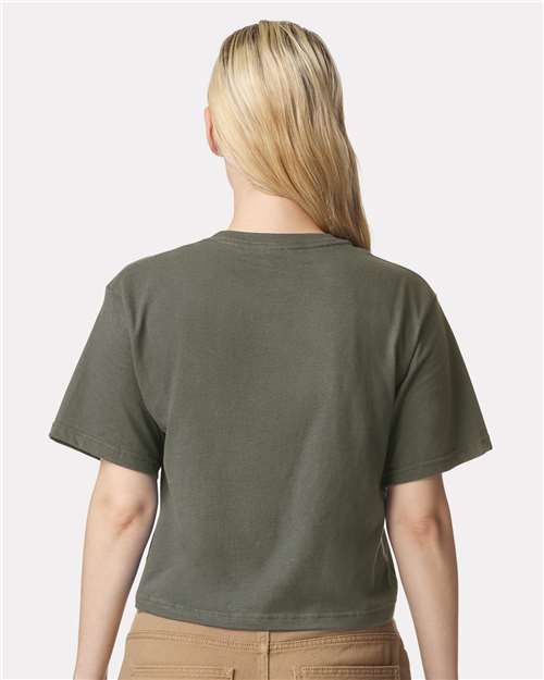 American Apparel Women's Fine Jersey Mid-Length Boxy Tee 102