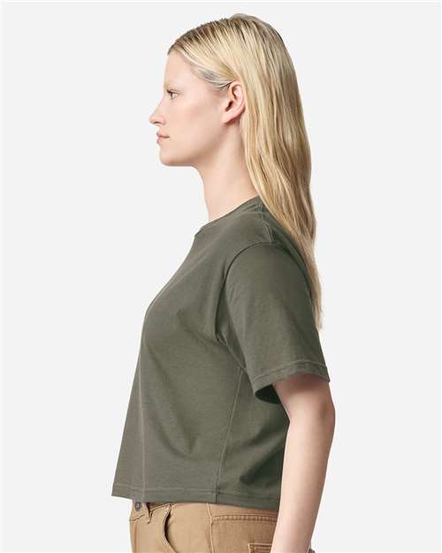 American Apparel Women's Fine Jersey Mid-Length Boxy Tee 102