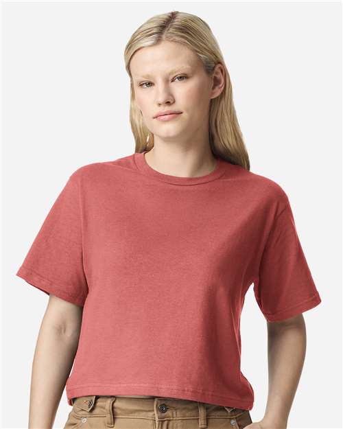 American Apparel Women's Fine Jersey Mid-Length Boxy Tee 102