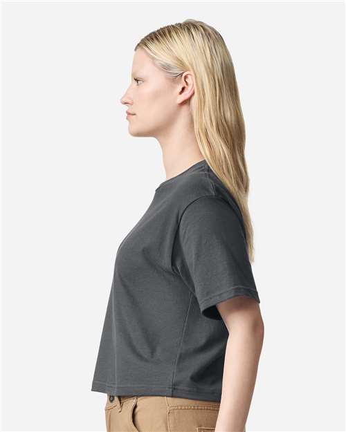 American Apparel Women's Fine Jersey Mid-Length Boxy Tee 102