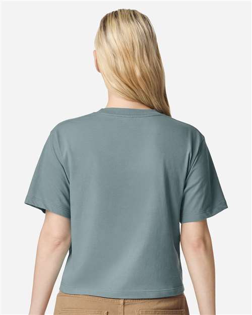 American Apparel Women's Fine Jersey Mid-Length Boxy Tee 102