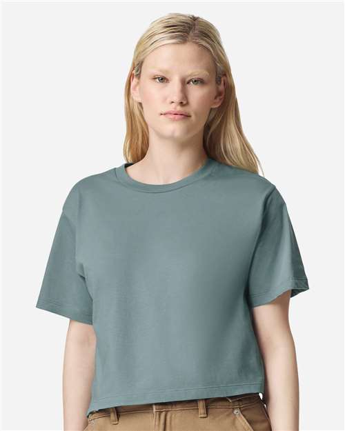 American Apparel Women's Fine Jersey Mid-Length Boxy Tee 102