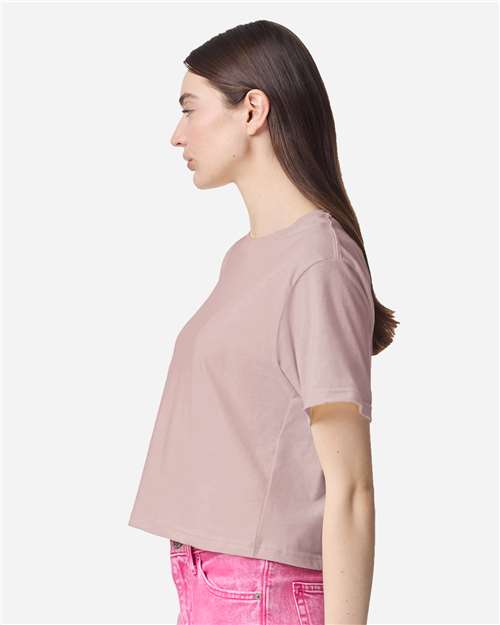 American Apparel Women's Fine Jersey Mid-Length Boxy Tee 102