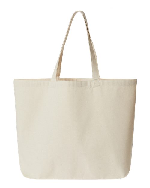 OAD Jumbo Recycled Midweight Gusseted Canvas Tote OAD108R