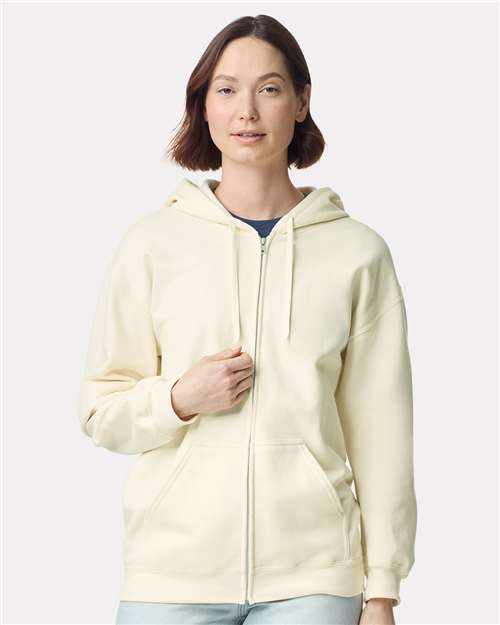 Gildan Unisex Softstyle® Midweight Full-Zip Hooded Sweatshirt SF600