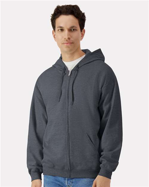 Gildan Unisex Softstyle® Midweight Full-Zip Hooded Sweatshirt SF600