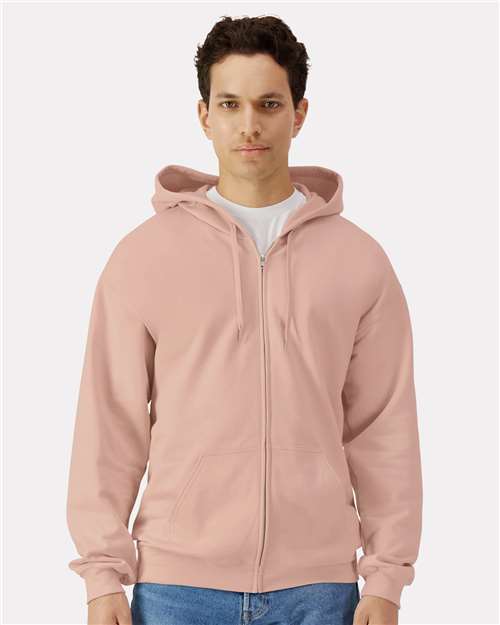 Gildan Unisex Softstyle® Midweight Full-Zip Hooded Sweatshirt SF600