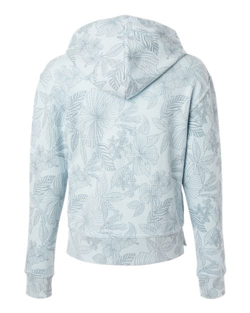 MV Sport Women's Maddie Floral Print Hooded Sweatshirt W24105