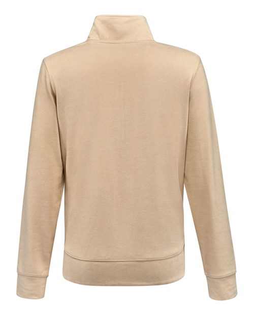 J. America Women's Element Fleece Quarter-Zip Sweatshirt 8762