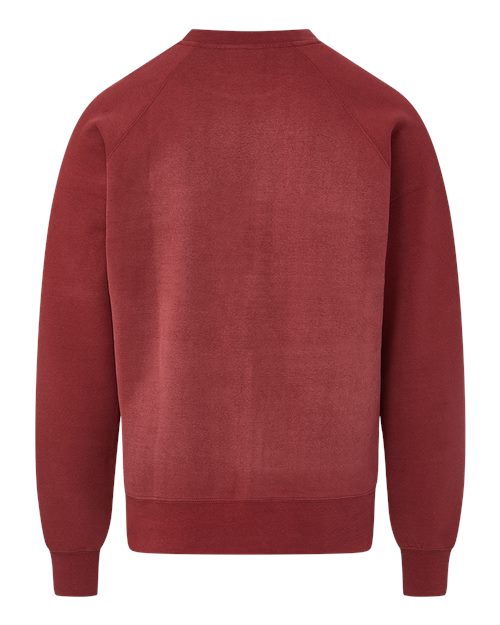 MV Sport Unisex Vintage Fleece Raglan Crewneck Sweatshirt 17116