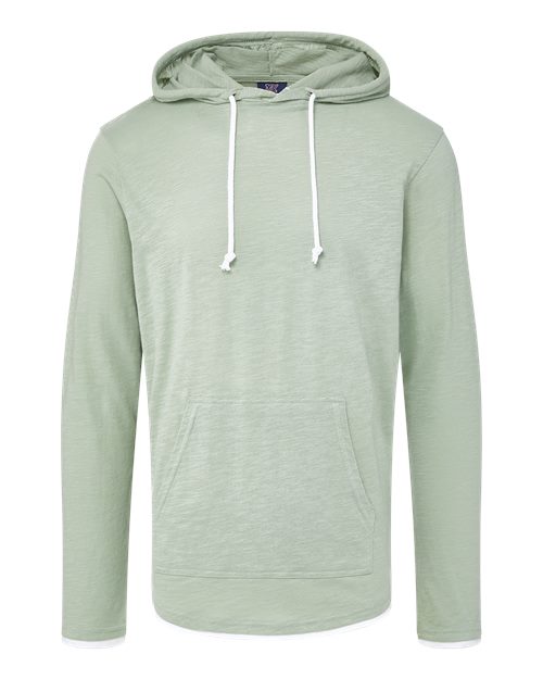 MV Sport Unisex Miles Slub Hooded Long Sleeve T-Shirt 24401