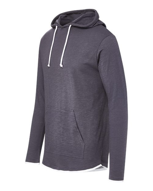 MV Sport Unisex Miles Slub Hooded Long Sleeve T-Shirt 24401