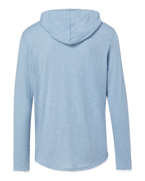 MV Sport Unisex Miles Slub Hooded Long Sleeve T-Shirt 24401