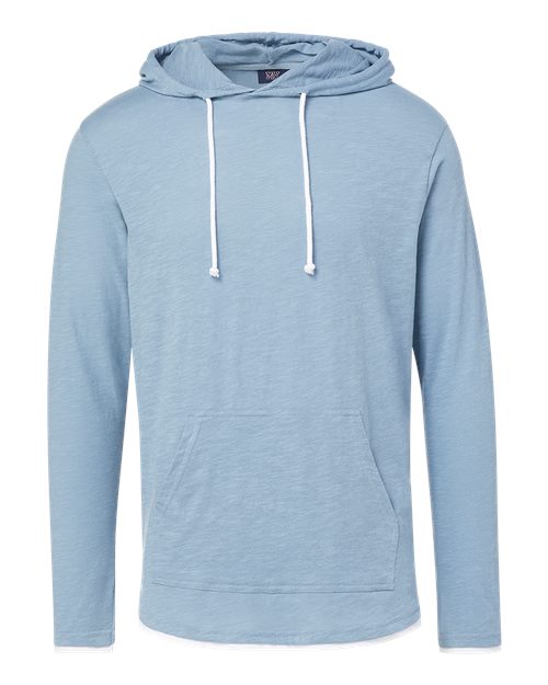 MV Sport Unisex Miles Slub Hooded Long Sleeve T-Shirt 24401