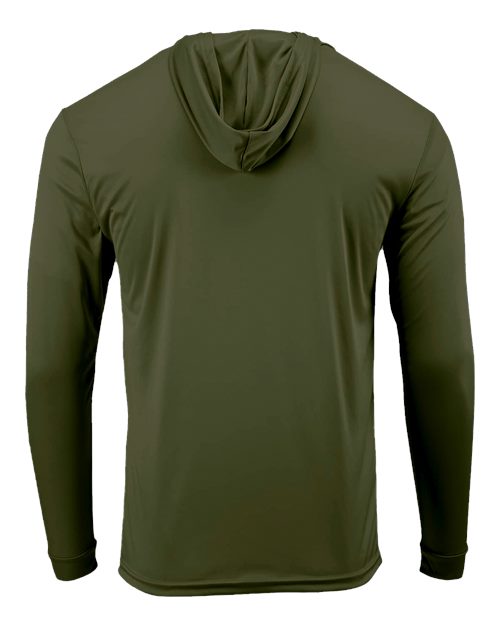 Paragon Unisex Bahama Performance Hooded Long Sleeve T-Shirt 220