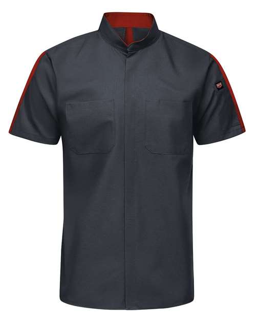 Red Kap Men's Tall Mimix™ Pro+ Short Sleeve Work Shirt With OilBlok SX46T