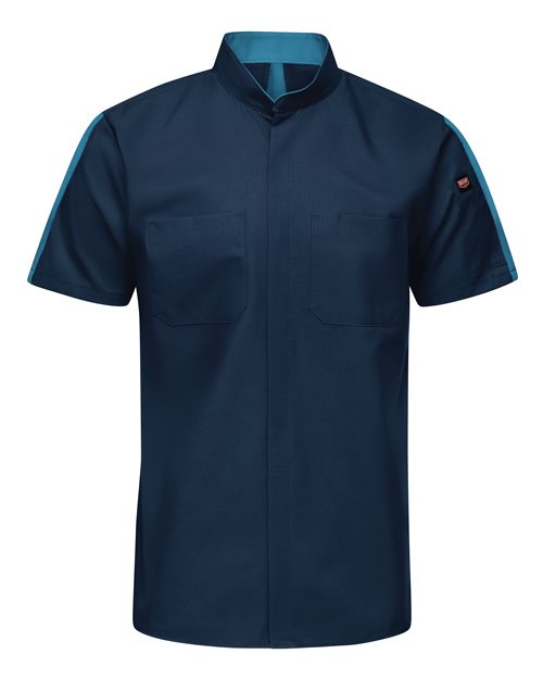 Red Kap Men's Tall Mimix™ Pro+ Short Sleeve Work Shirt With OilBlok SX46T