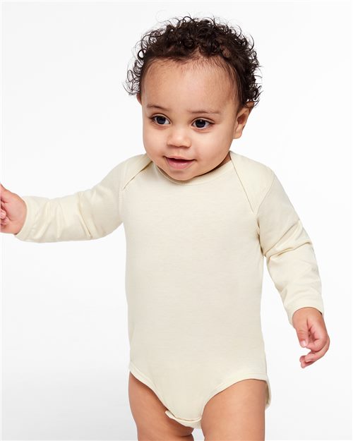 Rabbit Skins Infant Fine Jersey Long Sleeve Bodysuit 4421