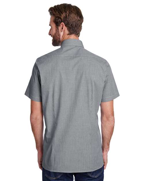 Artisan Collection by Reprime Men's Microcheck Gingham Cotton Shirt RP221