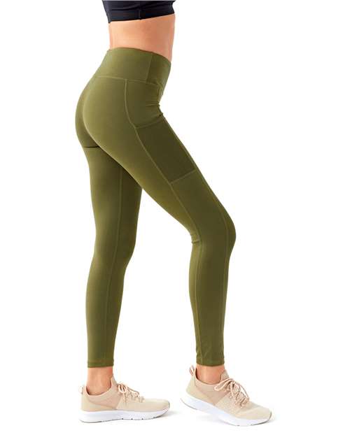 TriDri Women's Mesh Pocket Danica Leggings TD304