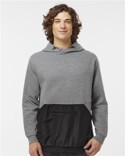MV Sport Unisex Mixed Media Hooded Sweatshirt 23112