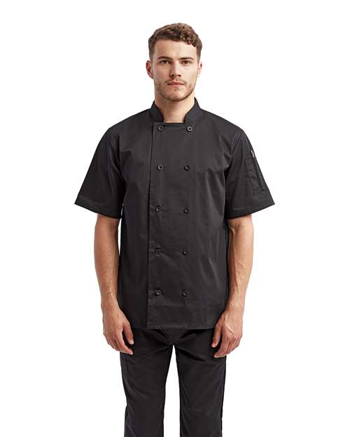 Artisan Collection by Reprime Unisex Short Sleeve Recycled Chef Coat RP656
