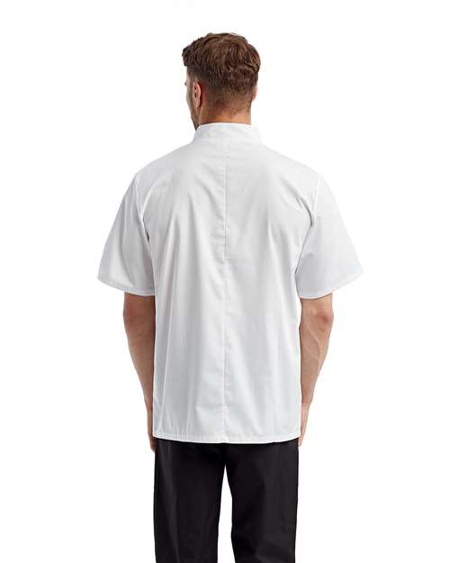 Artisan Collection by Reprime Unisex Short Sleeve Recycled Chef Coat RP656